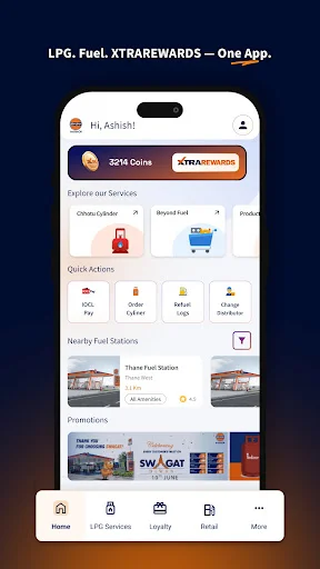 I-download ang IndianOil ONE App – Pamahalaan ang LPG nang Mabilis - Screenshot 2