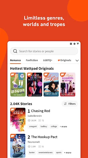 I-download ang Wattpad App – Magbasa at Sumulat ng mga Kuwento - Screenshot 3