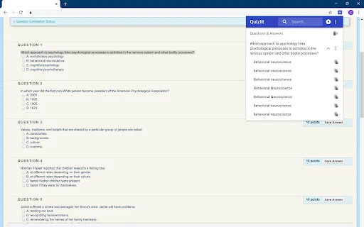 Quizwiz: Pinakamahusay na AI Homework Helper para sa mga Estudyante - Screenshot 2