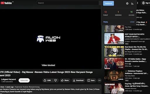I-download ang AlionWeb: Proteksyon sa Internet para sa Pamilya - Screenshot 5