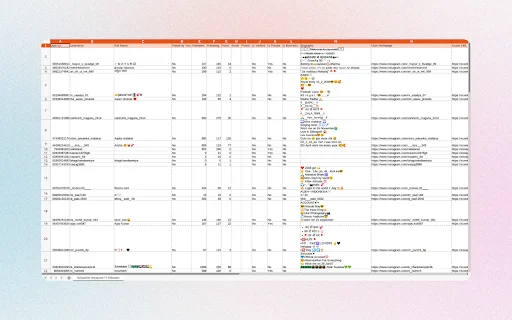IExporter: I-export ang Instagram Followers sa Excel nang Libre - Screenshot 3