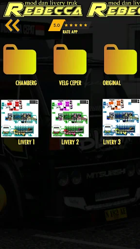 I-download ang Mod and Livery Truck Rebecca para sa BUSSID v3.7 - Screenshot 7