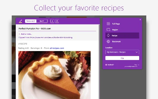 I-download ang OneNote Web Clipper – I-save ang Web Pages nang Libre - Screenshot 1