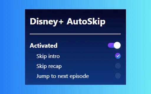 I-download ang Disney+ AutoSkip – Awtomatikong Skip Intro at Recap - Screenshot 3