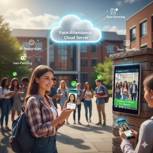 I-download ang Mobile Face Attendance App – Face Recognition App - Screenshot 4