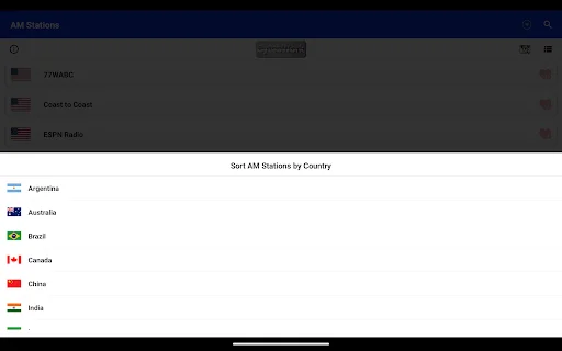 World Radio: AM, FM, HD – Makinig sa Live Radio Stations - Screenshot 11