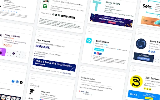 WiseStamp Email Signature Chrome Extension – I-download Ngayon - Screenshot 1