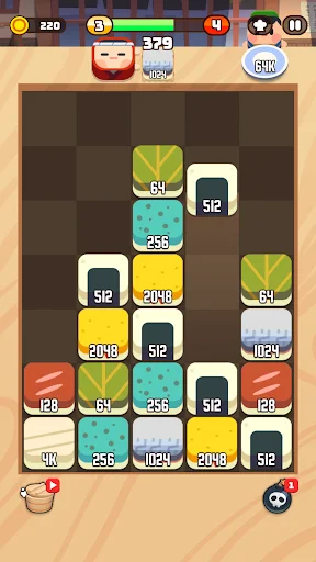 I-download ang Sushi Drop: 2048 Merge Puzzle – Libreng Laro - Screenshot 10