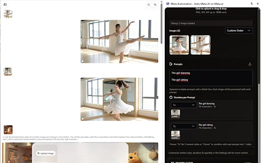 Meta Automation para sa Meta.ai – I-automate ang Iyong AI Prompts - Screenshot 2