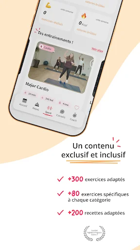 I-download ang Kunto: Nutrition Sport Adapté – Workout at Diet Plan - Screenshot 9