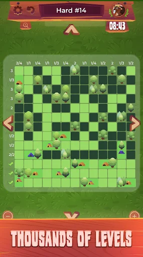 I-download ang Real Tents & Trees – Logic Puzzle Game Para sa Android - Screenshot 5