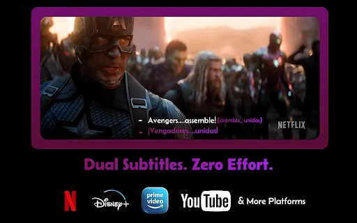 I-download ang Funlingo: Matuto ng Wika Gamit ang Dual Subtitles - Screenshot 2