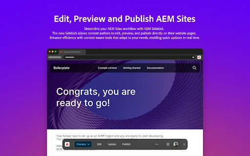 I-download ang AEM Sidekick: Preview at I-publish ang Content - Screenshot 1