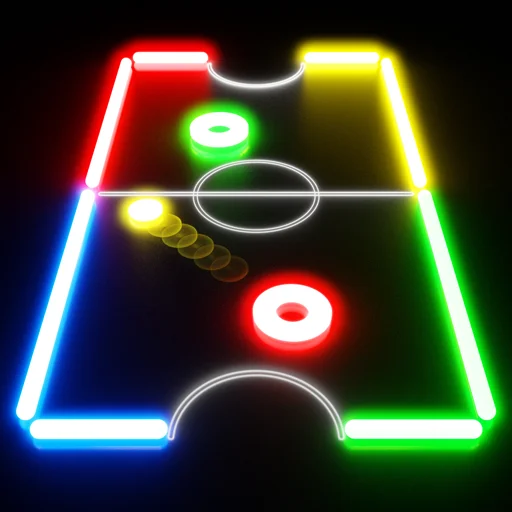 I-download ang Glow Hockey APK – Masayang Air Hockey Game