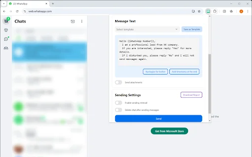 WA Bulk Sender Pro: Pinakamabilis na WhatsApp Bulk Tool - Screenshot 2