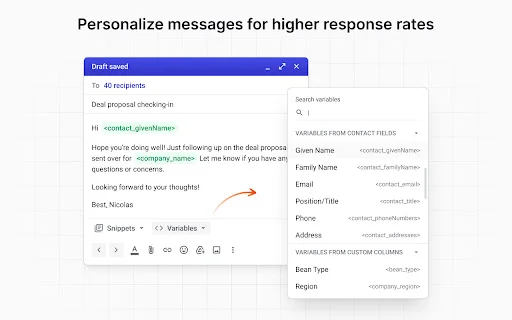 Streak Mail Merge para sa Gmail – Magpadala ng Mass Emails nang Libre - Screenshot 3