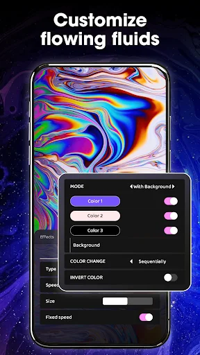 I-download ang 4D Wallpaper: Fluid Simulation – Libreng Live Wallpapers - Screenshot 3