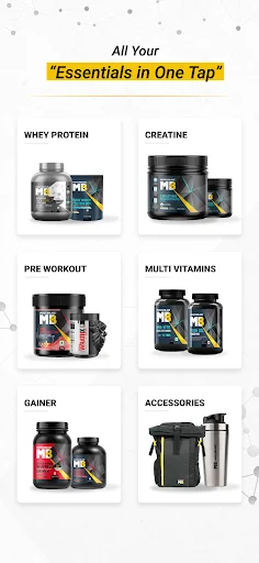 I-download ang MuscleBlaze App – Whey Protein at Vitamins Para sa Fitness - Screenshot 2