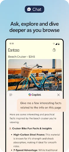 Download Microsoft Edge: AI Browser – Pinakamabilis na AI Search - Screenshot 5