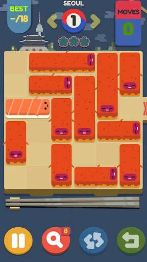I-download ang Push Sushi – Slide Puzzle – Masayang Puzzle Game - Screenshot 18