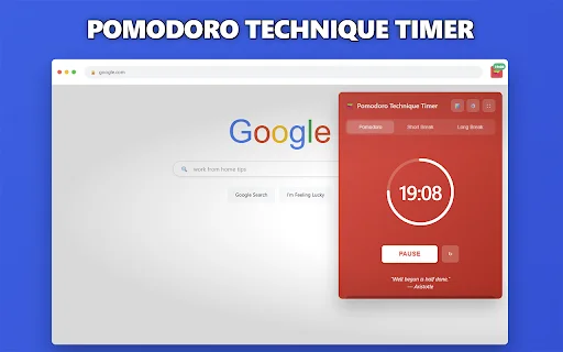 Pomodoro Technique Timer: Palakasin ang Iyong Focus Ngayon - Screenshot 1