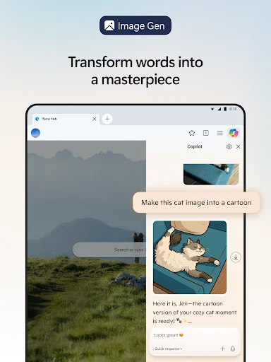 Download Microsoft Edge: AI Browser – Pinakamabilis na AI Search - Screenshot 13