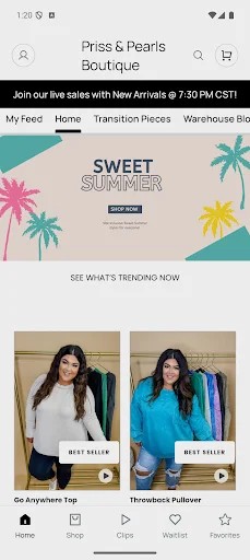 I-download ang Priss & Pearls Boutique – Fashion Shopping App - Screenshot 1