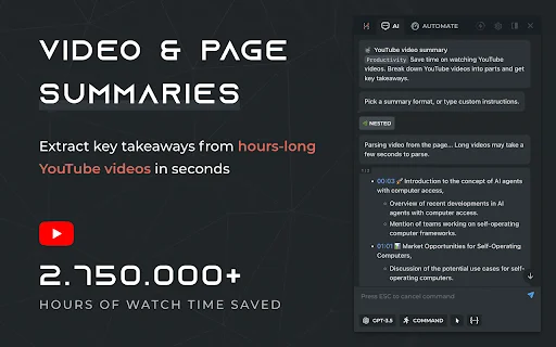 HARPA AI: Pinakamahusay na AI Sidebar para sa Chrome – I-download - Screenshot 2