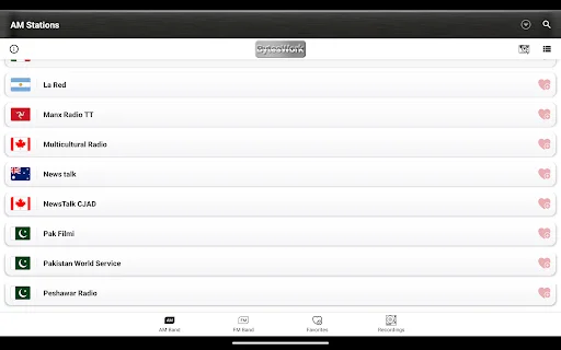 World Radio: AM, FM, HD – Makinig sa Live Radio Stations - Screenshot 15