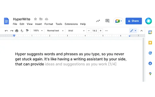 HyperWrite AI – Mabilis na Pagsulat at AI Assistant Download - Screenshot 3