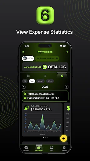 DETAILOG: Ang Pinakamahusay na Vehicle Maintenance at Expense Tracker - Screenshot 7