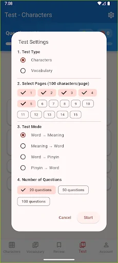 I-download ang GoHanzi HSK Vocabulary: Matuto ng Chinese nang Mabilis - Screenshot 8