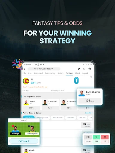 I-download ang Cricket LineX: Pinakamabilis na Live Cricket Scores! - Screenshot 16