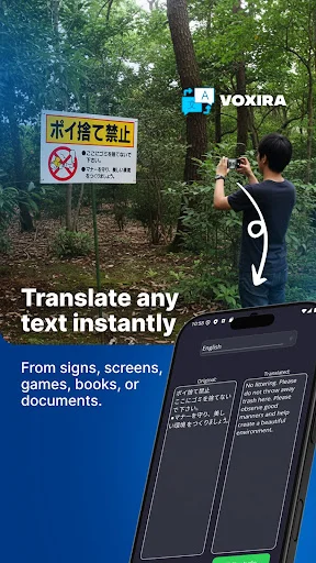 I-download ang Voxira: Instant Voice Translator App – Libreng Gamitin - Screenshot 1