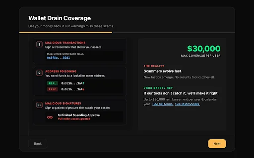 I-download ang Revoke.cash: Proteksyon sa Crypto Scam – Libre - Screenshot 4