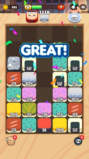 I-download ang Sushi Drop: 2048 Merge Puzzle – Libreng Laro - Screenshot 9