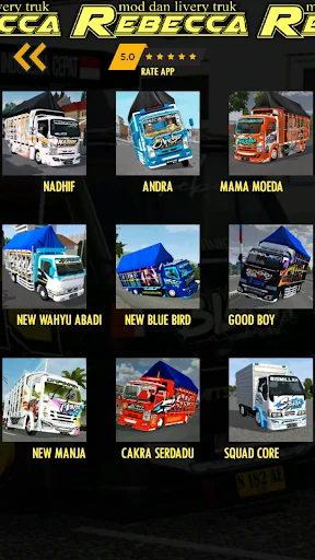 I-download ang Mod and Livery Truck Rebecca para sa BUSSID v3.7 - Screenshot 5