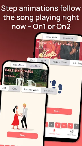 I-download ang Dancetime – Salsa Beat Finder | Hanapin ang Ritmo - Screenshot 2