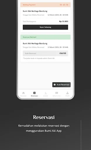 I-download ang Bumi Aki App – Mabilis na Reservation sa Iyong Mobile - Screenshot 2