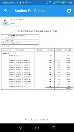 I-download ang ShuleOne App: Gabay para sa mga Magulang at Estudyante - Screenshot 4