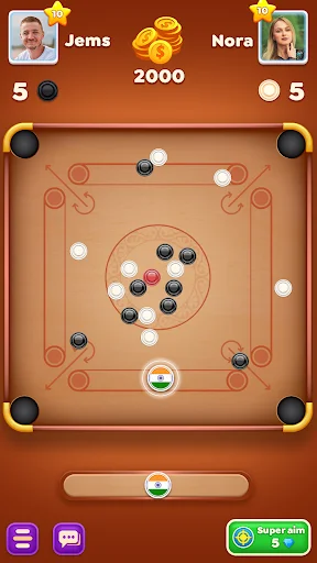 I-download ang Carrom Cricket: Disc Pool Game – Pinakamahusay na Laro - Screenshot 5