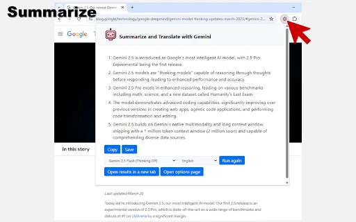 I-download ang Summarize and Translate with Gemini – AI Tool - Screenshot 1