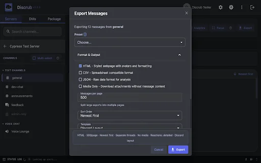 I-download ang Discrub para sa Discord – Pamahalaan ang Mensahe - Screenshot 2