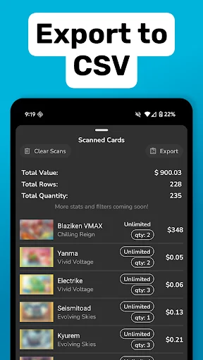 DittoDex: Pinakamahusay na Pokémon TCG Tracker at Scanner App - Screenshot 5