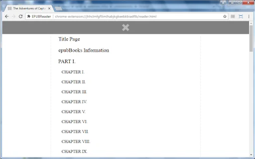 EPUBReader: Basahin ang EPUB Files sa Chrome nang Libre at Mabilis - Screenshot 3