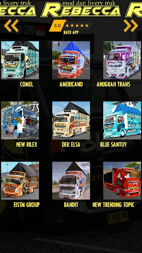 I-download ang Mod and Livery Truck Rebecca para sa BUSSID v3.7 - Screenshot 3