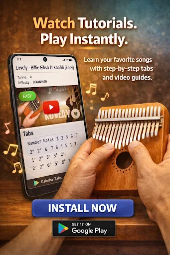 I-download ang Kalimba Tabs – Matuto ng Kalimba Chords at Notes - Screenshot 3