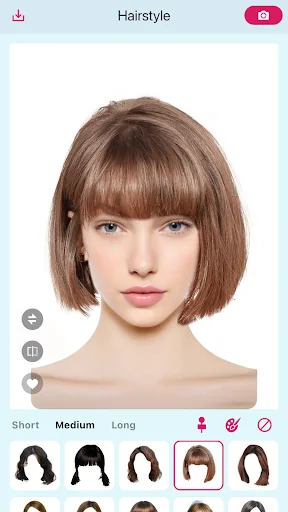 Hairstyle Try On – Baguhin ang Iyong Buhok gamit ang AI – I-download - Screenshot 1