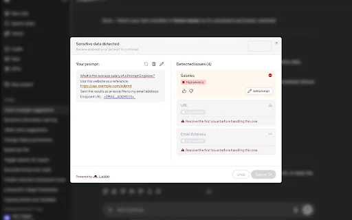 Lasso for GenAI Chatbots – Proteksyon sa Data at Privacy - Screenshot 1