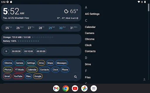 I-download ang AIO Launcher – Pinakamahusay na Home Screen App - Screenshot 6